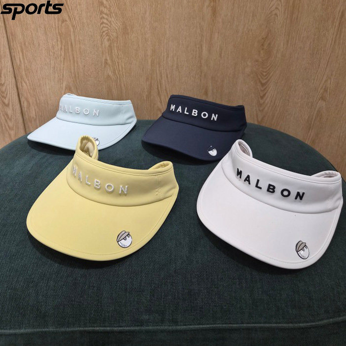 韩国代购malbon高尔夫球配饰26春夏女标志运动休闲无顶防晒遮阳帽