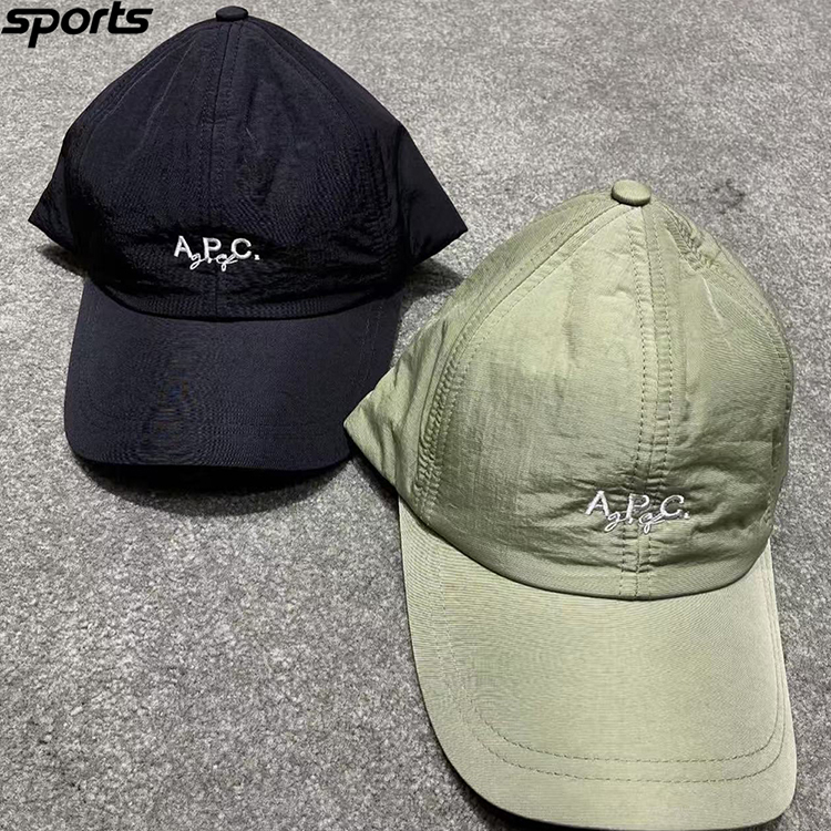 韩国代购APC高尔夫穿搭25年秋冬简约保暖抗寒夹棉户外男女棒球帽