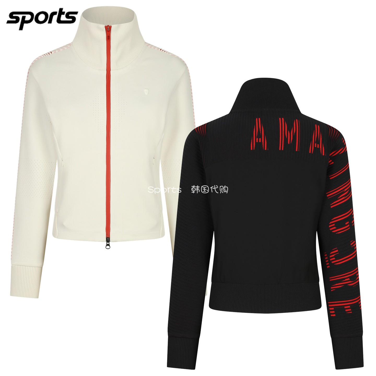 韩国代购amazingcre高尔夫球服26秋冬女标志轻质透气弹力夹克