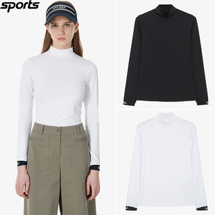 T恤女 打底长袖 韩国代购 APC高尔夫穿搭26春夏高领防晒弹力运动修身