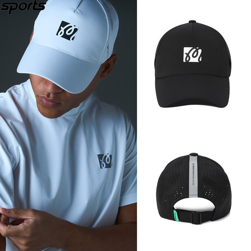 韩国代购malbon高尔夫球配饰26春夏男标志网眼透气防晒遮阳棒球帽