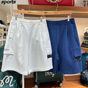 GOLF标志纯色运动宽松半身短裤 malbon高尔夫球裤 韩国代购 折扣款