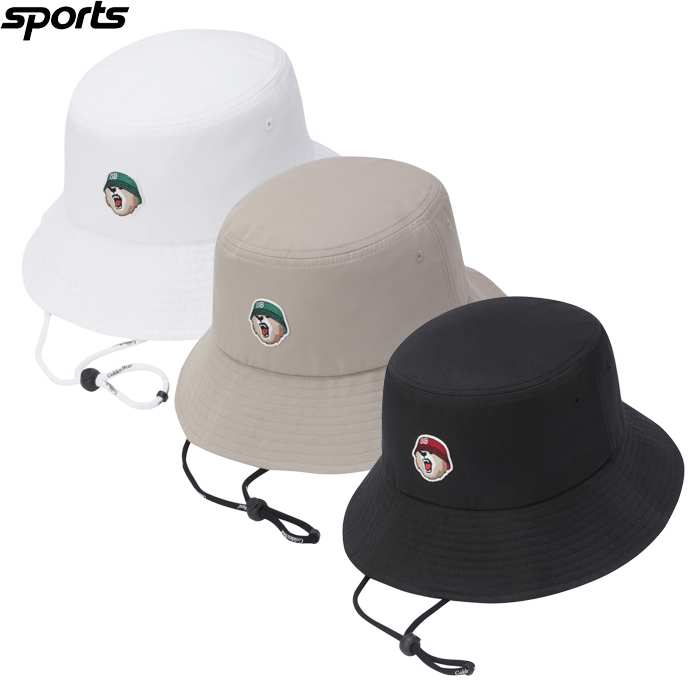 韩国代购GOLDEN BEAR高尔夫配饰25早春男女GOLF标志防晒遮阳帽