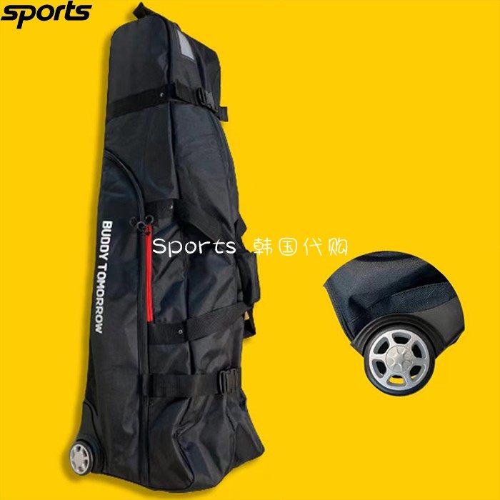 正品韩国代购高尔夫球包高尔夫航空包加厚防护托运球包套带滑轮