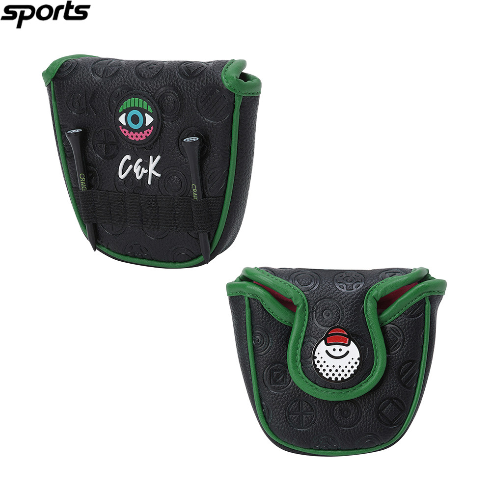 韩国代购CRAIG KARL高尔夫配饰24年ins潮收纳球TEE户外D字推杆套