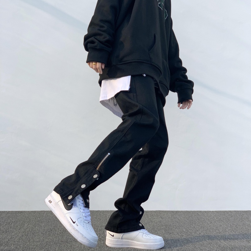 gofb潮牌机能设计感显瘦牛仔裤