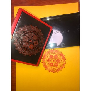 金刚藏大圆满尊胜咒轮集合印章 烟供火供药供咒轮法印 烧施咒轮印