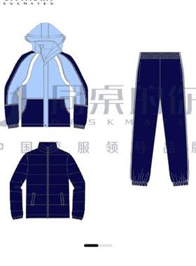 现货（江苏省无锡兰亭小学）冬季运动装冲锋衣面子内胆同桌的你
