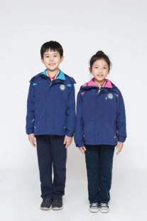 （华东师范大学苏州湾实验小学）冬季运动装小学生校服套装班服