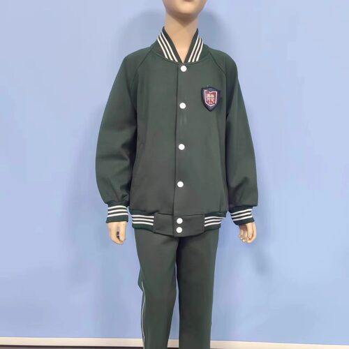 新款现货【杭州市临平区文正小学 校服】春秋运动装棒球服