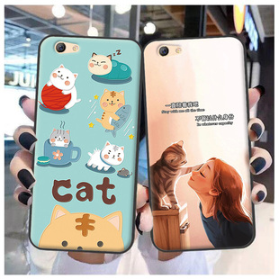 男女定制 PLUS保护套软防摔彩绘时尚 适用于OPPO F3plus手机壳R9S