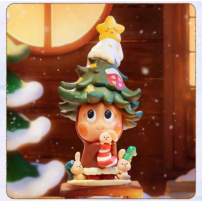 泡泡玛特星星人种下星愿圣诞现货PVC吊卡手办潮玩礼物