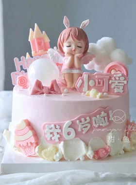 安妮小公主小仙女蛋糕装饰摆件