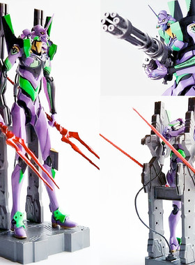 合金版新世纪mafex福音战士手办初号机紫螳螂山口式关节可动模型