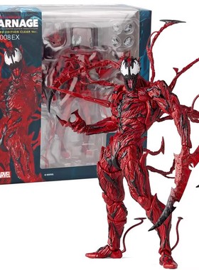 海洋堂山口式毒液屠杀超凡蜘蛛侠关节可动 Venom现货手办模型摆件