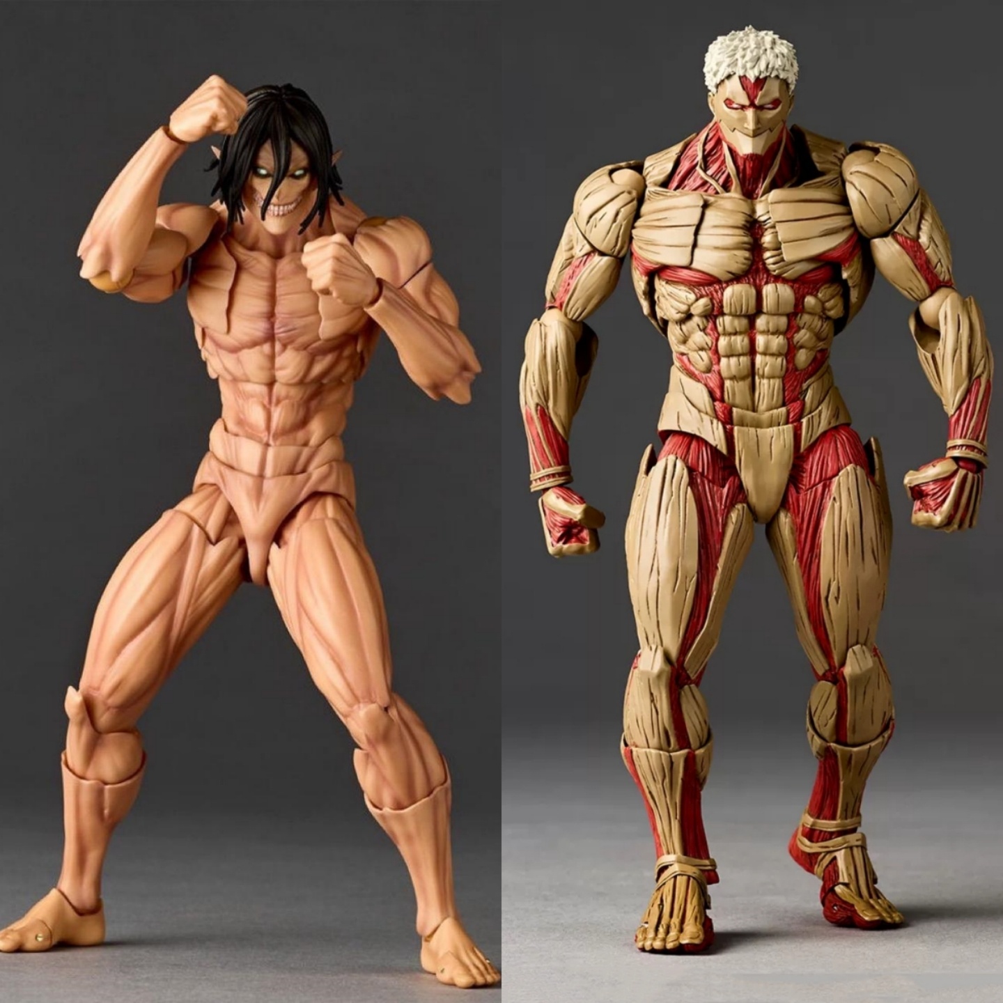 山口式进击的巨人 艾伦带特典 铠之巨人莱纳可动手办模型玩具礼物