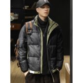 秋冬男士 90绒子冬季 服饰外套潮 大码 冬款 2025新款 立领羽绒服男短款