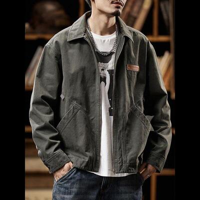 底特律工装外套男春秋款2025