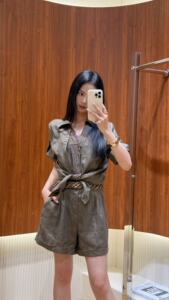 2026夏季洋气减龄衬衫连体裤套装