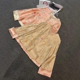 Dong.one中式 国风蝴蝶刺绣提花外套高级感上衣 新款 欧洲站2026春季