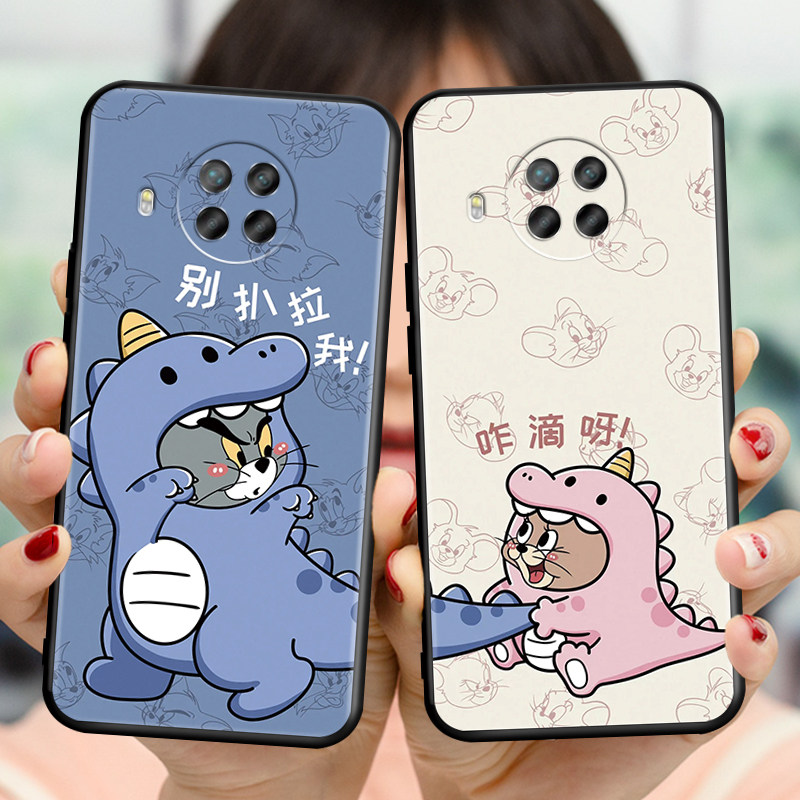 适用小米10T青春版手机壳红米note9pro全包保护套m2007j17c防摔软硅胶外壳 xiaomi10tlite新款文字mi卡通可爱