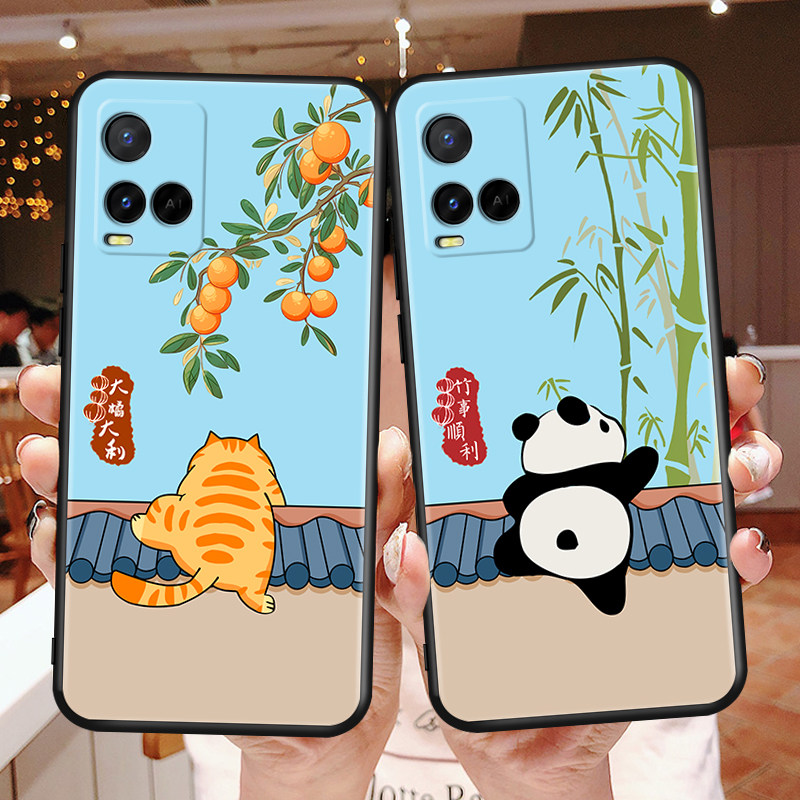 适用VIVOY32手机壳vivo卡通vovo可爱y32创意v2158a文字y33s防摔y21s软壳Y32全包v2158a保护套Y32时尚vivo简约