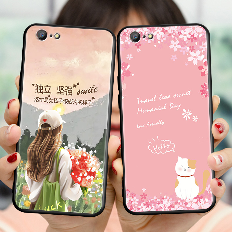 适用OPPOA59手机壳耐脏oppor59m防摔A59m可爱硅胶保护套OPPO软壳全包学生A59励志文字poopa59st卡通a95m防摔