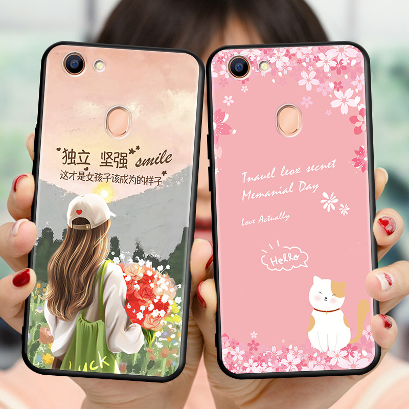 适用OPPOA79手机壳耐脏防摔opppa79卡通学生保护套oppoa79磨砂全包a79软硅胶外壳OPPO高级OPPOA79k文艺个性潮