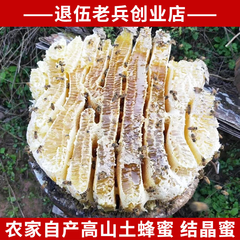 纯正百花蜜野生蜂蜜农家蜂蜜正宗