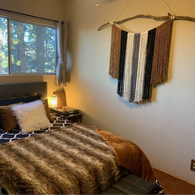 新款跨境无杆流苏挂毯彩色大号