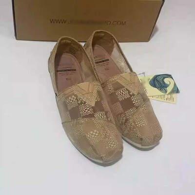 专柜玛丽正品23夏款平底镂空蕾丝帆布鞋透气懒人一脚蹬女鞋62361W