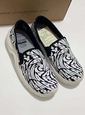 专柜玛丽正品22春夏新款帆布鞋女蕾丝网面鞋懒人一脚蹬单鞋75069W