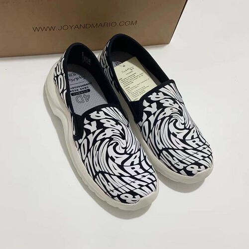 专柜玛丽正品22春夏新款帆布鞋女蕾丝网面鞋懒人一脚蹬单鞋75069W