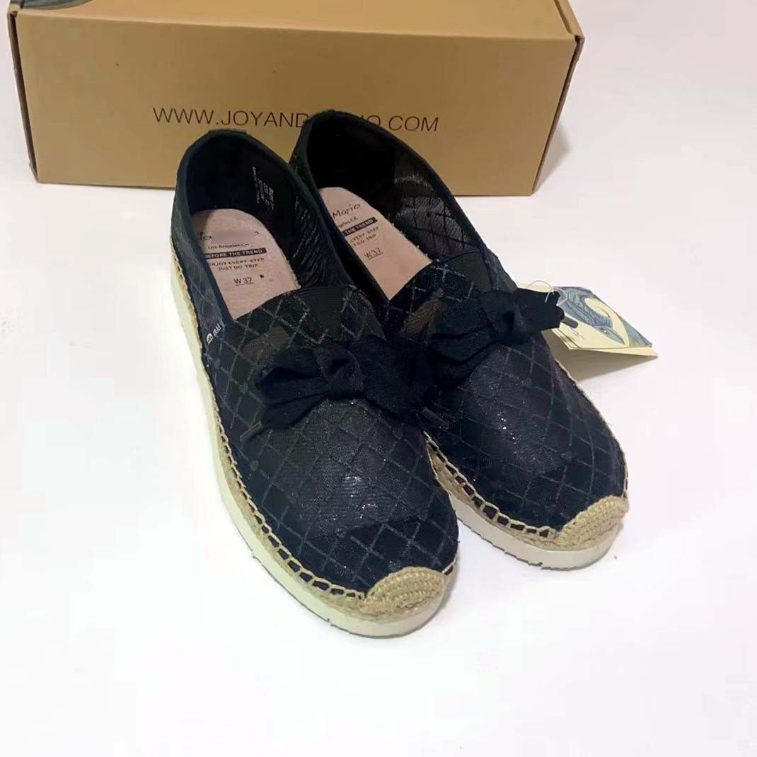 专柜玛丽正品23春季新款渔夫鞋女鞋透气一脚蹬厚底松糕布鞋52106W