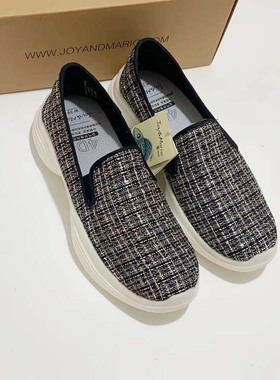 专柜玛丽正品22春夏新品帆布鞋休闲透气低帮套脚百搭女单鞋76180W