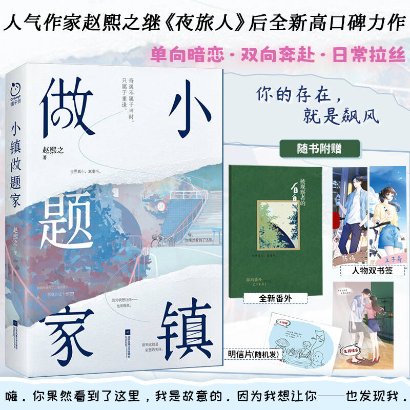 正版丨小镇做题家 赵熙之 附赠陈坞视角番外别册 陈坞&王子舟单向暗恋双向奔赴 夜旅人作者 现代爱情言情小说书