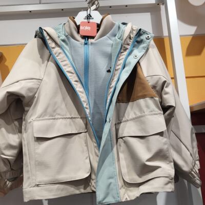 阿迪达斯儿童二合一夹克运动外套