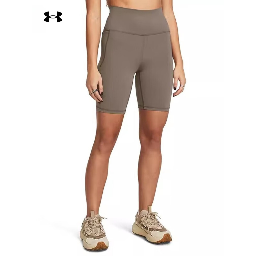 UA安德玛新款柔感紧身女Meridian7英寸单车训练运动短裤1382521