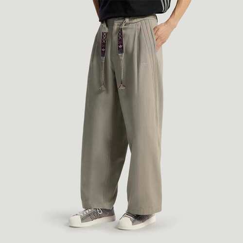 阿迪达斯三叶草男宽松透气长裤