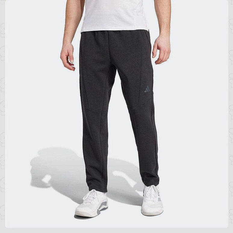 25新款adidas阿迪达斯太空棉运动健身裤男针织舒爽训练长裤JY0004