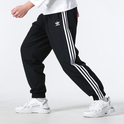 阿迪达斯三叶草男束脚运动长裤