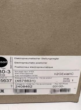 售前询价萨姆森SAMSON阀门定位器3730-310000004000 3730-310010