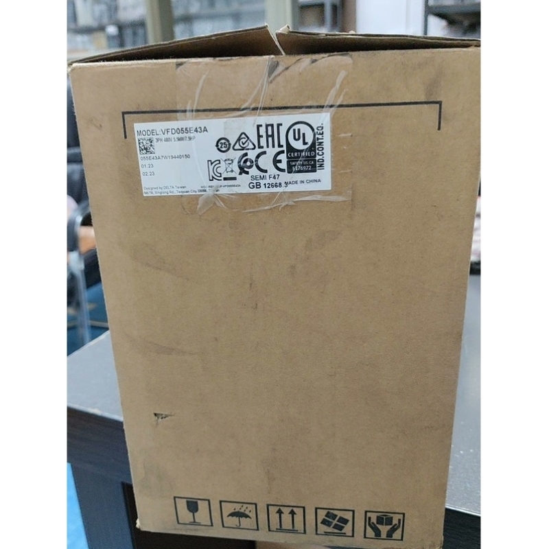 【议价】全新台达变频器VFD075E43A外包装装错了的标签5.5