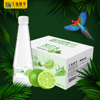 天地精华青柠苏打水饮料整箱24无糖无汽矿泉碱性饮用水410ml*15瓶