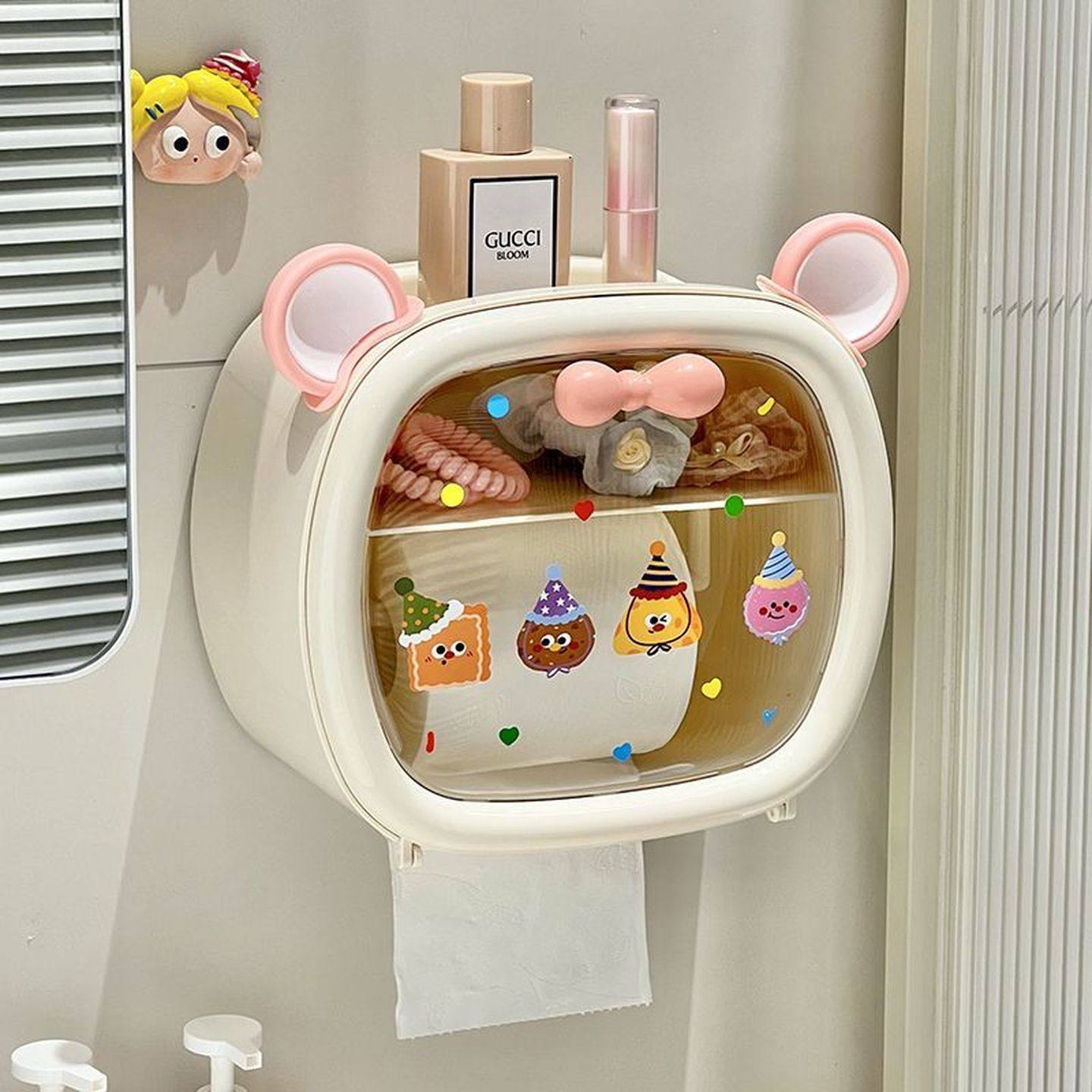 创意纸巾盒卫生间厕纸盒收纳盒洗脸巾壁挂式厕所抽纸高级感卷纸盒,家装主材,卷纸器/纸巾架,淘宝优惠券,粉丝福利购,淘宝优惠卷