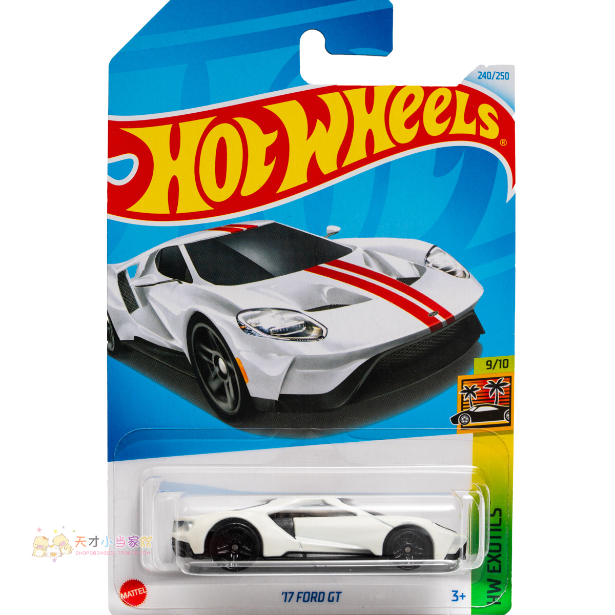 风火轮小跑车240号 '17 FORD GT 福特 白色  HW EXOTICS系列24P
