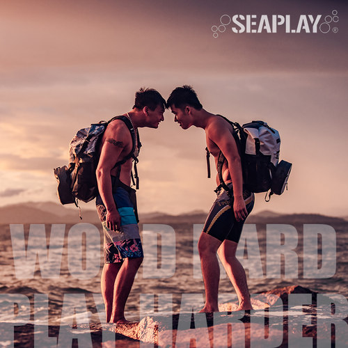 seaplay分体脚蹼包防水潜水包