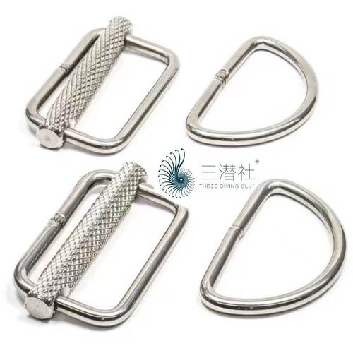 xdeep移动日字扣D形潜水配件侧挂