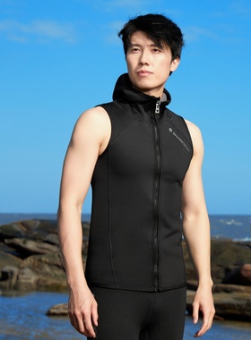 SHARKSKIN TITANIUM 男女分体长袖潜水服/裤 防寒保暖防UV大码