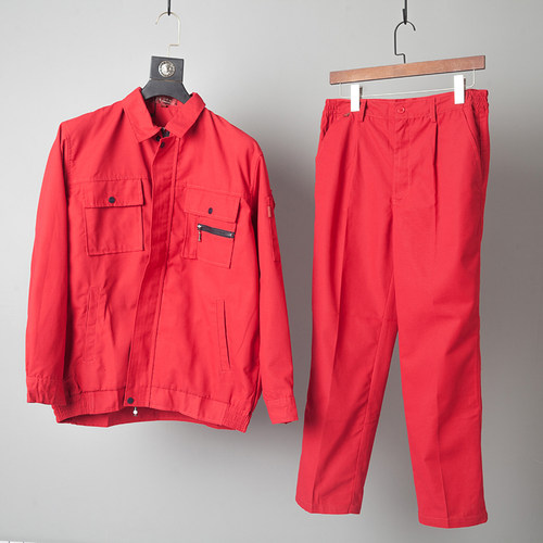 男款工装制服宽松纯色男